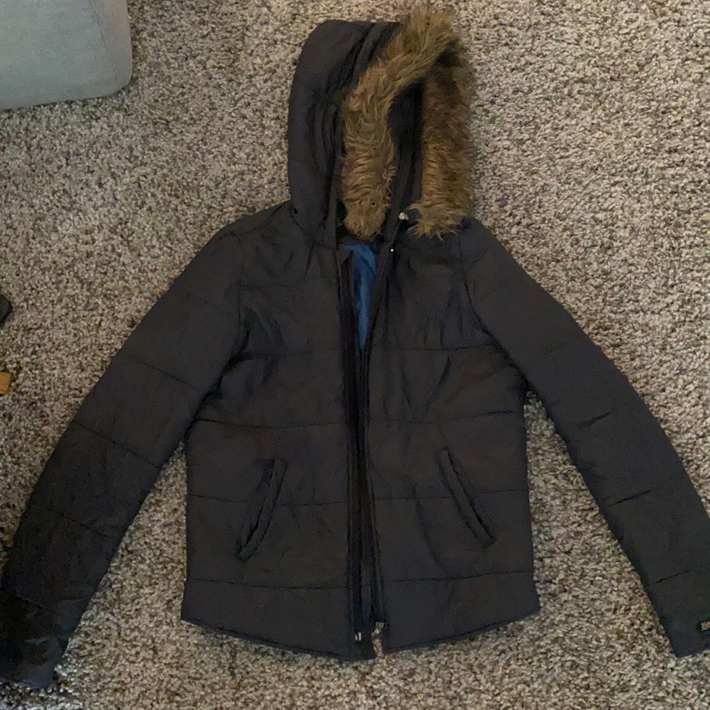 Lucky Brand jacket with faux fur